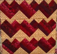 Free download image. Heart Quilt.  Heart Art.