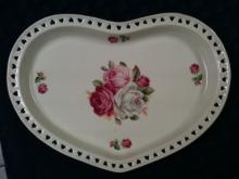 Hearts N Flowers Plate   FREE DOWNLOAD